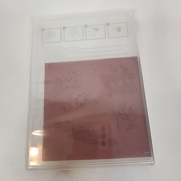 Stampin' Up! PINES & POINSETTIAS‎ Stamp Set of 5 123764 Pine Cones Christmas - Picture 3 of 4